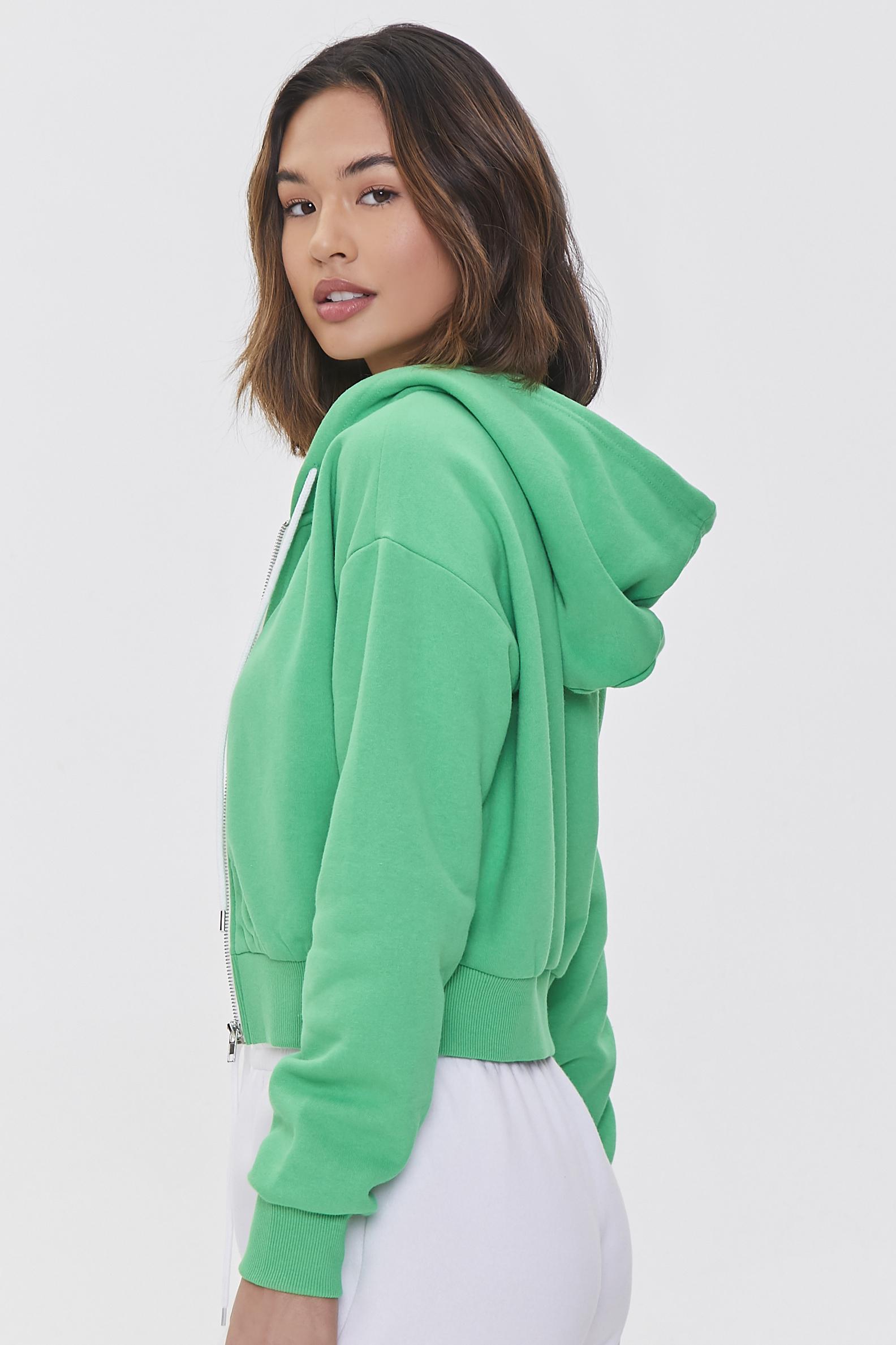 Basic Polar Fermuarlı Kapüşonlu Sweatshirt