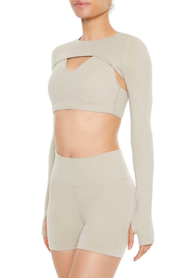 Dikişsiz Bolero Crop Top