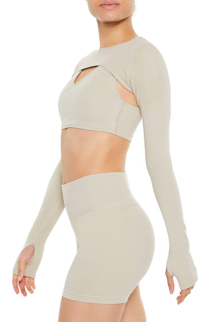 Dikişsiz Bolero Crop Top