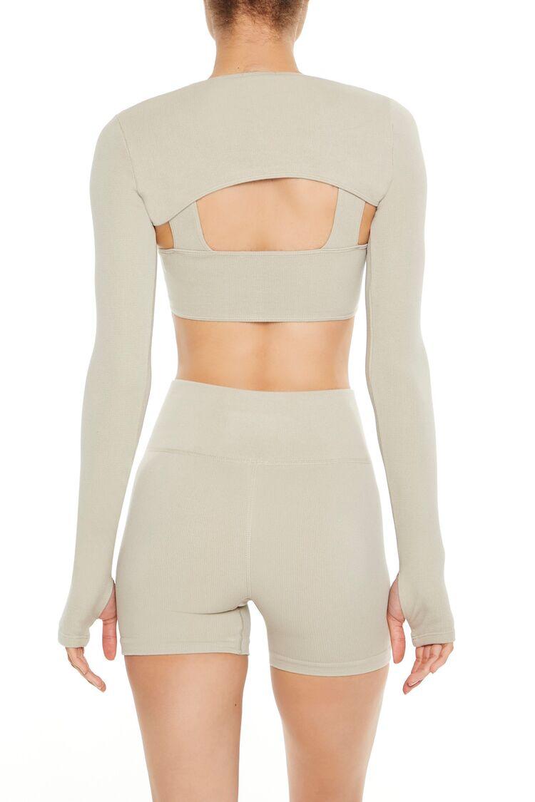 Dikişsiz Bolero Crop Top