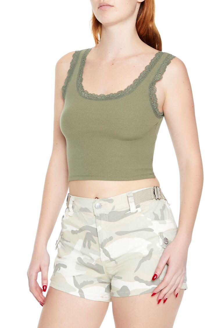 Dantel Detaylı Crop Atlet